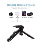 Tripé Estabilizador de Mão kit 5 em 1 gimbal Microfone Celular Gravação De Vídeo