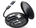 Kit Adaptador de Carregamento Rápido 60W Tipo-C para Micro USB para Iluminação