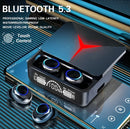 Fone De Ouvido Original TWS M90 Sem Fio Bluetooth 5.3 Esportivo