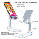 Suporte Universal Tablet e Celular, Tablet e Dobrável, Portátil, Mesa