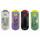 4 Cabos USB de Carregamento Turbo p/ Celular/Smartphone/Tablet Saída V8 3.1A