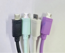 4 Cabos USB de Carregamento Turbo p/ Celular/Smartphone/Tablet Saída V8 3.1A
