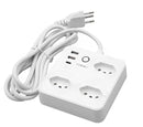Extensões Inteligente Wifi Tuya 3 Tomadas 2usb 1pd Coibeu