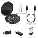 Kit Adaptador de Carregamento Rápido 60W Tipo-C para Micro USB para Iluminação