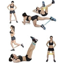 kit 5 Faixas Elástica de Resistência para yoga Pilates Treino Academia