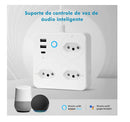 Extensões Inteligente Wifi Tuya 3 Tomadas 2usb 1pd Coibeu