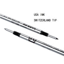 DARB-Luxo RollerBall Pen para Escrever, chapeamento de ouro 24K, alta qualidade Metal Pen, escritório do negócio presente