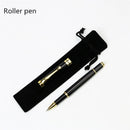 Personalizado Gravado Caneta-tinteiro, Texto Dourado, Full Metal Pen, Estudante Escrevendo Caneta Rolo, Escola Assinatura Papelaria, Presente Comemorativo - Cód-14