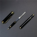 Personalizado Gravado Caneta-tinteiro, Texto Dourado, Full Metal Pen, Estudante Escrevendo Caneta Rolo, Escola Assinatura Papelaria, Presente Comemorativo - Cód-14