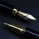 Personalizado Gravado Caneta-tinteiro, Texto Dourado, Full Metal Pen, Estudante Escrevendo Caneta Rolo, Escola Assinatura Papelaria, Presente Comemorativo - Cód-14