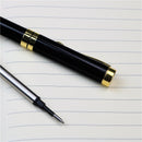 Personalizado Gravado Caneta-tinteiro, Texto Dourado, Full Metal Pen, Estudante Escrevendo Caneta Rolo, Escola Assinatura Papelaria, Presente Comemorativo - Cód-14