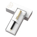 DARB-Luxo RollerBall Pen para Escrever, chapeamento de ouro 24K, alta qualidade Metal Pen, escritório do negócio presente