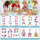 Conjunto magnético blocos de construção bolas e raspas brinquedo magnético para crianças brinquedos educativos montessori
