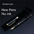 Personalizado Gravado Caneta-tinteiro, Texto Dourado, Full Metal Pen, Estudante Escrevendo Caneta Rolo, Escola Assinatura Papelaria, Presente Comemorativo - Cód-14