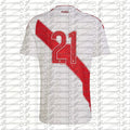 Camisa de Futebol da Seleção Peruana Copa 2026 com Estampa 3D para o Verão - Camiseta Esportiva Familiar para Atividades ao Ar Livre