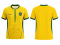 Camisas de Futebol do Brasil 2026 - Camisetas Esportivas Respiráveis em Malha para Fãs