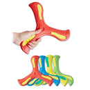 Frete Grátis _ Boomerang Soft Three Leaf Cross Toy para crianças, brinquedo interativo ao ar livre, educação precoce, presente de descompressão para adultos e crianças