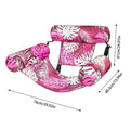 Cadeira inflável para piscina, espreguiçadeira flutuante para piscina, dobrável, reclinável, resistente, flutuadores para adultos