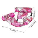 Cadeira inflável para piscina, espreguiçadeira flutuante para piscina, dobrável, reclinável, resistente, flutuadores para adultos