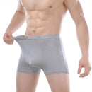 5 pçs/lote qualidade superior boxers de bambu cueca masculina caixa mais tamanho grande xl -- 6xl frete grátis