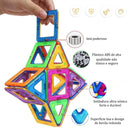 Brastoy Magnetic Blocks 120 peças Conjunto de construção Brinquedo educacional infantil Presentes para crianças