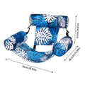 Cadeira inflável para piscina, espreguiçadeira flutuante para piscina, dobrável, reclinável, resistente, flutuadores para adultos