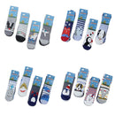 Kit 12 Pares Meias Menino Cano Médio com Cores e Desenhos Variados COD.M01