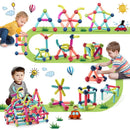 Conjunto magnético blocos de construção bolas e raspas brinquedo magnético para crianças brinquedos educativos montessori