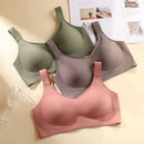 Sutiã push-up traseiro feminino, tamanho grande, suporte macio