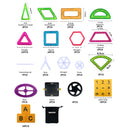 Brastoy Magnetic Blocks 120 peças Conjunto de construção Brinquedo educacional infantil Presentes para crianças
