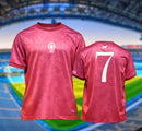 Camisa de Futebol Comemorativa Cristiano Ronaldo 2026 Nova Coleção Família - Kit Especial Respirável para Adultos e Crianças