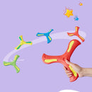 Frete Grátis _ Boomerang Soft Three Leaf Cross Toy para crianças, brinquedo interativo ao ar livre, educação precoce, presente de descompressão para adultos e crianças