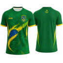 Camisas de Futebol do Brasil 2026 - Camisetas Esportivas Respiráveis em Malha para Fãs