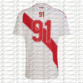 Camisa de Futebol da Seleção Peruana Copa 2026 com Estampa 3D para o Verão - Camiseta Esportiva Familiar para Atividades ao Ar Livre