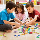 Brastoy Magnetic Blocks 120 peças Conjunto de construção Brinquedo educacional infantil Presentes para crianças