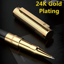 DARB-Luxo RollerBall Pen para Escrever, chapeamento de ouro 24K, alta qualidade Metal Pen, escritório do negócio presente