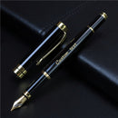 Personalizado Gravado Caneta-tinteiro, Texto Dourado, Full Metal Pen, Estudante Escrevendo Caneta Rolo, Escola Assinatura Papelaria, Presente Comemorativo - Cód-14